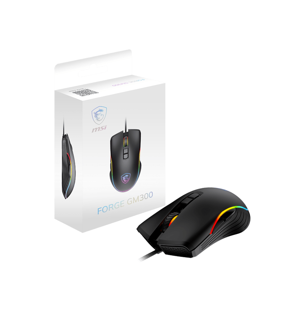 souris-gaming-filaire-msi-forge-gm300-s12-0402300-hh9.png Souris gaming filaire MSI FORGE GM300 (S12-0402300-HH9) – Image 1