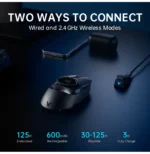 Souris gaming sans fil et avec fil Rapoo VT960PRO – Image 5