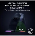 Souris sans fil Gaming Razer Pro Click V2 Vertical - Noir (RZ01-05250100-R3G1) – Image 10