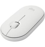 Souris sans fil Bluetooth Logitech Pebble M350 Blanc cassé (910-005716) – Image 2