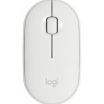 Souris sans fil Bluetooth Logitech Pebble M350 Blanc cassé (910-005716)
