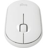 Souris sans fil Bluetooth Logitech Pebble M350 Blanc cassé (910-005716) – Image 3