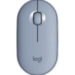 Souris sans fil Bluetooth Logitech Pebble M350 Bleu gris (910-005719)