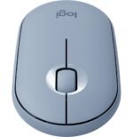 Souris sans fil Bluetooth Logitech Pebble M350 Bleu gris (910-005719) – Image 3