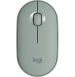 Souris sans fil Bluetooth Logitech Pebble M350 Eucalyptus (910-005720)