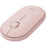 Souris sans fil Bluetooth Logitech Pebble M350 Rose (910-005717) – Image 2