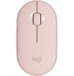 Souris sans fil Bluetooth Logitech Pebble M350 Rose (910-005717)