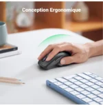 Souris sans fil Bluetooth Ugreen Silencieuse Ergonomique 2,4GHz (90395) – Image 3