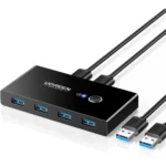 Switch USB 3.0 Ugreen 4 Ports pour 2 PC (30768)