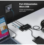 Switch USB 3.0 Ugreen 4 Ports pour 2 PC (30768) – Image 4
