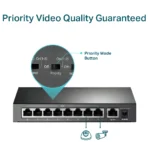 Switch de bureau TP-Link TL-SF1009P 9 ports 10/100 Mbps avec PoE + 8 ports – Image 7