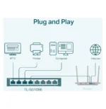 Switch de bureau TP-Link TL-SG108E 8 Ports Gigabit – Image 5