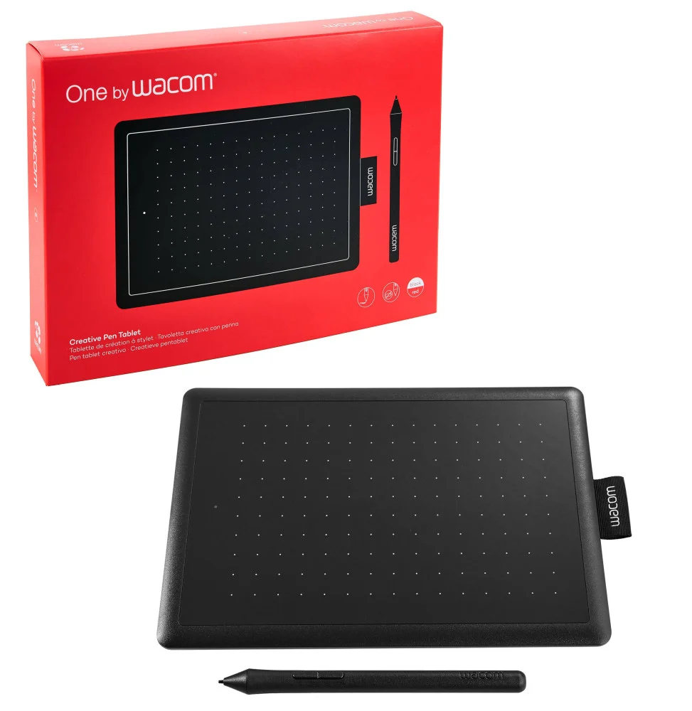 tablette-graphique-one-by-wacom-s.webp Tablette Graphique One by Wacom Petite - USB (CTL-472-S) – Image 1