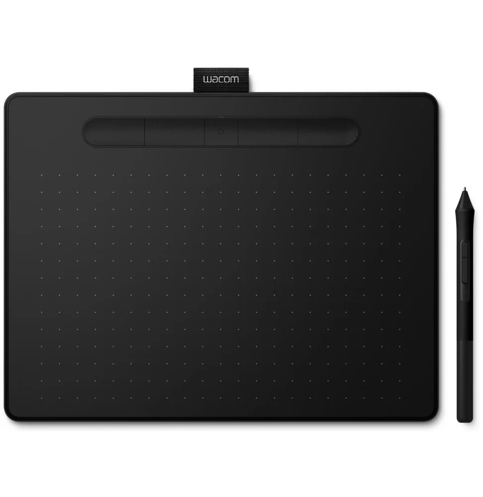 tablette-graphique-wacom-intuos-m-bluetooth-noir.webp Tablette Graphique Wacom Intuos Moyenne - USB & Bluetooth (CTL-6100WLK-S) – Image 1