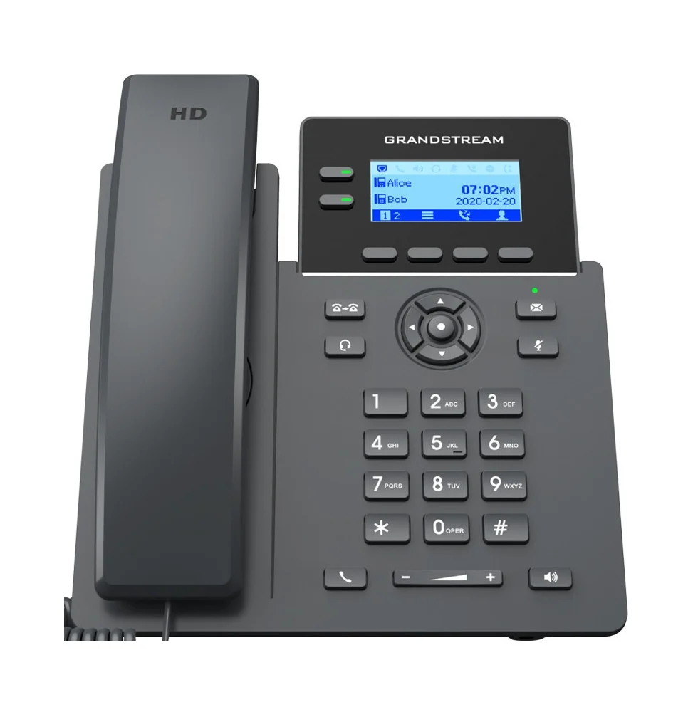 telephone-ip-filaire-4-comptes-sip-2-lignes-grandstream-grp2602.webp Téléphone IP filaire 4 Comptes SIP /2 lignes Grandstream GRP2602 – Image 1