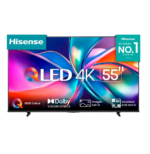 Téléviseur Hisense 55" Smart QLED 4K 55Q6Q + Récepteur TNT Intégré (HIS55Q6Q)