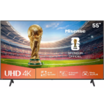 Téléviseur Hisense 55" Smart UHD 4K 55A6Q + Récepteur TNT Intégré (HIS55A6Q)