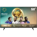 Téléviseur Hisense 58" Smart UHD 4K 58A6N + Récepteur intégré