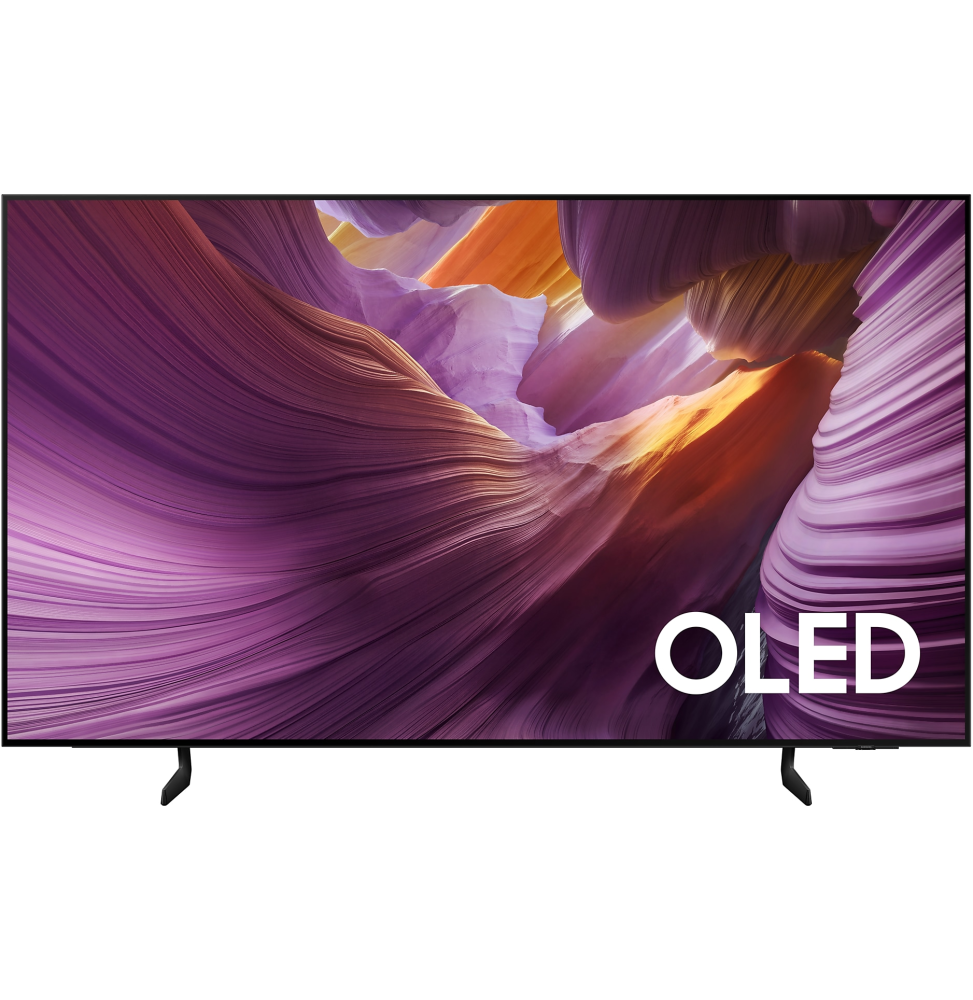 televiseur-samsung-vision-ai-smart-55-oled-s85f-uhd-4k-recepteur-integre-qa55s85faexmv.png Téléviseur Samsung Vision AI Smart 55" OLED S85F UHD 4K + Récepteur intégré (QA55S85FAEXMV) – Image 1
