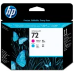 Têtes d'impression magenta et cyan HP 72 (C9383A)