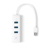 TP-Link UE330 station d'accueil Avec fil USB 3.2 Gen 1 (3.1 Gen 1) Type-A Blanc (UE330)