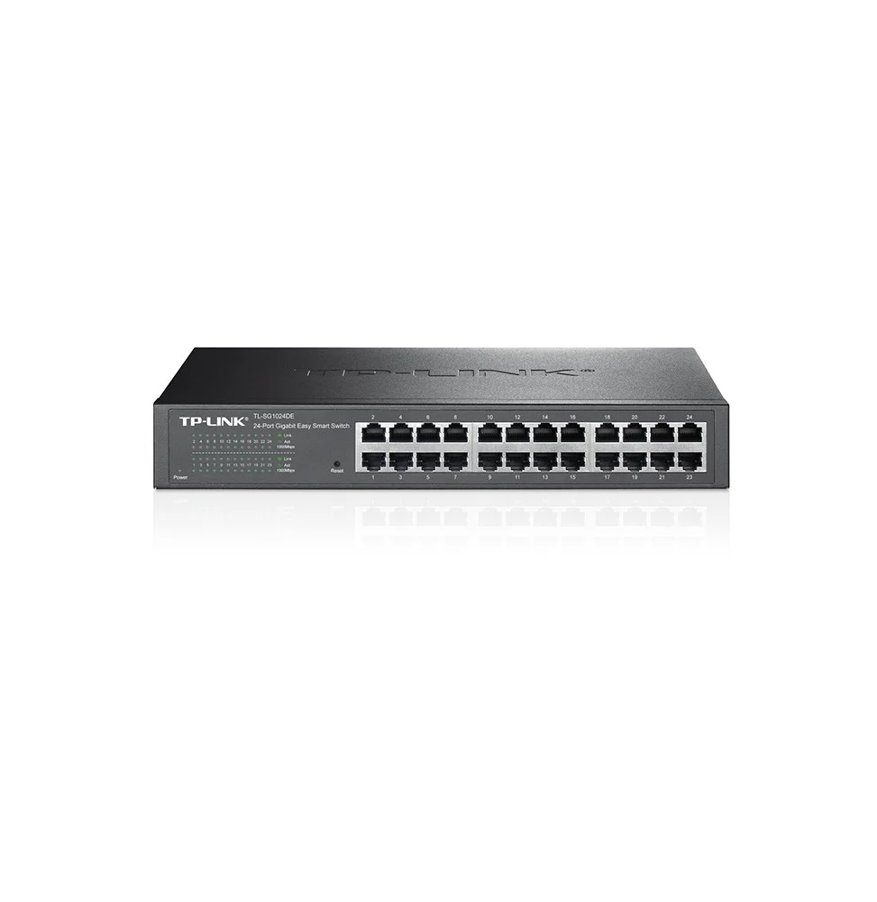 tplink-easy-smart-switch-24-ports-gigabit-tl-sg1024de-.webp Switch Easy Smart Tplink 24 Ports Gigabit (TL-SG1024DE) – Image 1