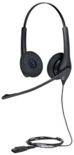 Micro-casque Jabra Biz 1500 Duo - Antibruit + Cordon Jabra GN 1216 pour Avaya type: QD (1519-0154 + 88001-03) – Image 3