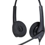 Micro-casque Jabra BIZ 1500 Duo Wideband micro antibruit + Adaptateur Jabra Link 230 - USB plug-and-play (1519-0154 + 230-09)