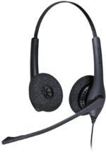 Micro-casque Jabra BIZ 1500 Duo Wideband micro antibruit + Adaptateur Jabra Link 230 - USB plug-and-play (1519-0154 + 230-09)