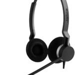 Casque-micro stéréo Jabra BIZ 2300 Duo Anti-Bruit + Cordon Jabra GN 1216 pour Avaya type: QD (2309-820-104 + 88001-03)