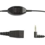 Câble Jabra Gn Netcom pour les téléphones Alcatel série 8 et 9 - jack 3,5 mm