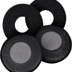 2 Coussinets d’oreille en similicuir Epos HZP 47 noir (1000802)