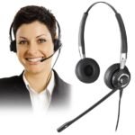 Casque-micro filaire stéréo Jabra GN 2400 Duo, Annulation de Bruit, STD – Image 3
