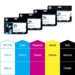 HP 728 130-ml Matte Black DesignJet Ink Cartridge cartouche d'encre 1 pièce(s) Original Rendement standard Noir mat (3WX25A) – Image 2