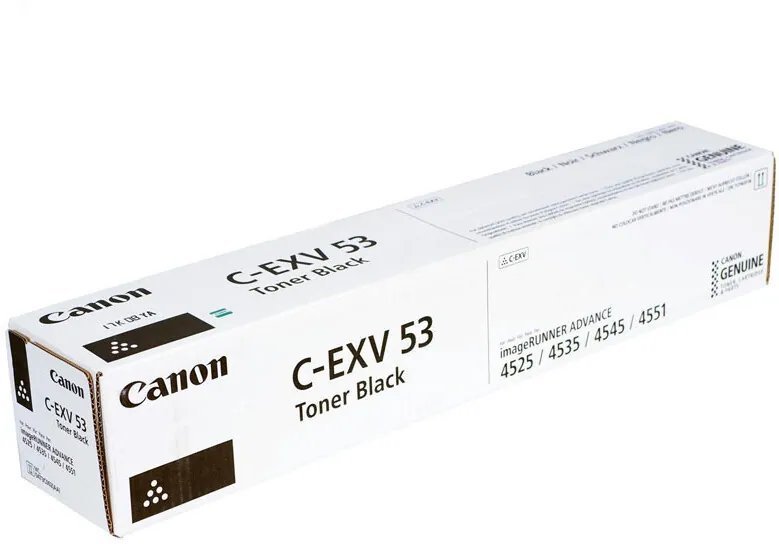 cmsosqqog0bixqg037phg1vtv.jpg Canon C-EXV 53 Noir - Toner Canon d'origine (0473C002AA) – Image 1
