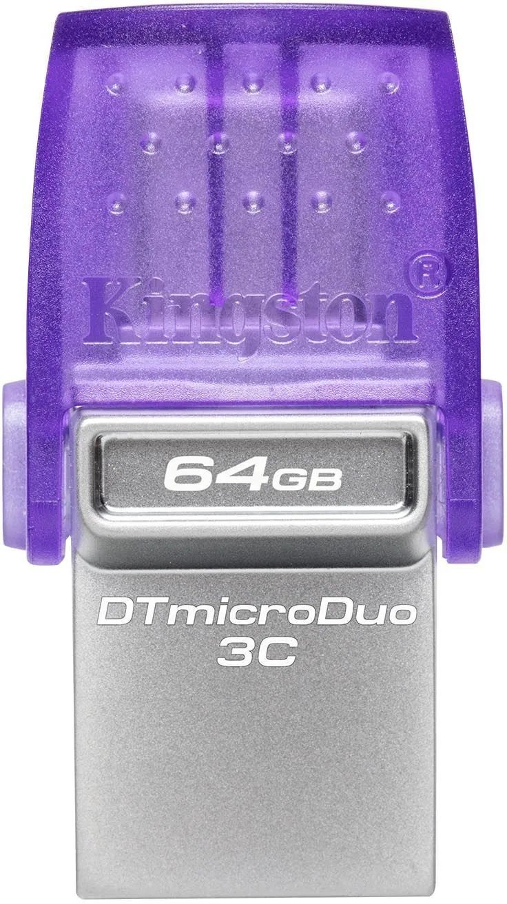 cmsows23m0ip4qg039vnk4zns.jpg Clé USB Kingston DataTraveler microDuo 3C USB Type-A / USB Type-C 3.2 - 64 Go (DTDUO3CG3/64GB) – Image 1