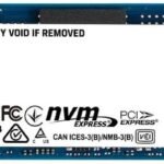 Disque Dur interne SSD Kingston NV2 M.2 2280 PCIe Gen4 x4 NVMe 250 Go (SNV2S/250G)