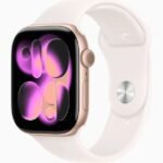 Montre connectée Apple Watch Series 11 Or rose (GPS, 46 mm)