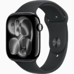 Montre connectée Apple Watch Series 11 Noir de jais (GPS, 42 mm)