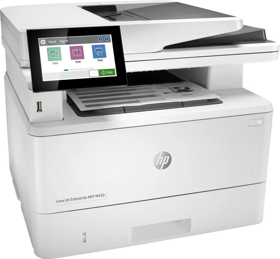cmsq1abz401qcqgrq2be5jy79.jpg Imprimante Multifonction Laser Monochrome HP LaserJet Enterprise M430f (3PZ55A) – Image 1