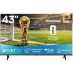 Téléviseur Hisense 43A4Q | 43" FHD VIDAA Smart TV + Récepteur TNT Intégré