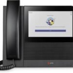 POLY Téléphone multimédia professionnel CCX 600 pour Microsoft Teams et compatible PoE (82Z84AA)