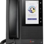 POLY Téléphone multimédia professionnel CCX 505 pour Microsoft Teams et compatible PoE (82Z79AA)