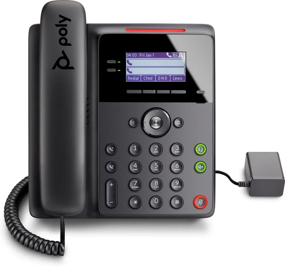 cmt6cov8p0194qgs0alxq5xkl.jpg POLY Téléphone IP Edge B10 avec module d’alimentation PRC (84C19AA) – Image 1