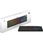 Clavier gaming rétroéclairé mécanique MSI FORGE GK320 RED - AZERTY (4711377324649)