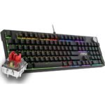 Clavier gaming rétroéclairé mécanique MSI FORGE GK320 RED - AZERTY (4711377324649) – Image 3