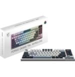 Clavier Gaming Mécanique Sans Fil MSI Forge GK600 TKL Sky FR (4711377284189) – Image 3