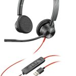 Micro-casque POLY Blackwire 3325 USB-A + Connexion 3,5 mm (76J20AA)