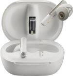 POLY Écouteurs sable blanc Voyager Free 60+ UC + adaptateur USB-C BT700 + étui de charge avec écran tactile (7Y8G6AA)
