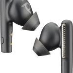 POLY Écouteurs noir charbon Voyager Free 60 UC +adaptateur USB-C BT700 + étui de charge de base (7Y8H4AA)